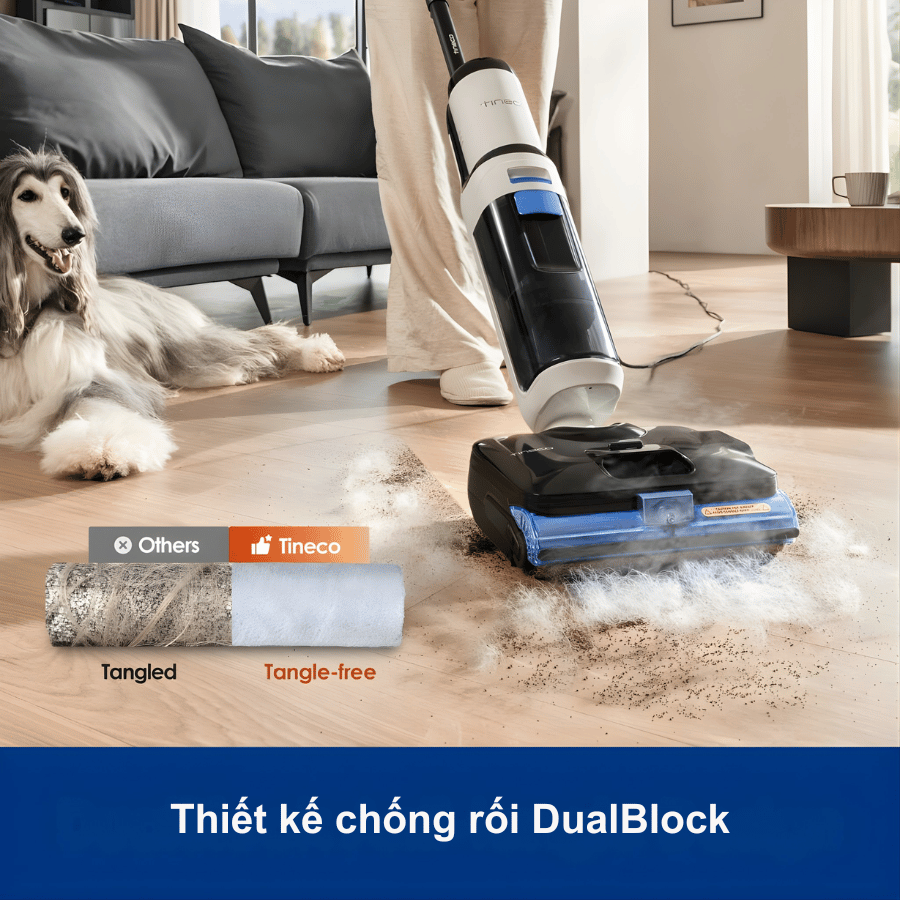 Tineco Floor One S6 Stretch Steam - Máy hút bụi lau sàn khô ướt 2026 tại Vua Nhà Bếp Đức 05
