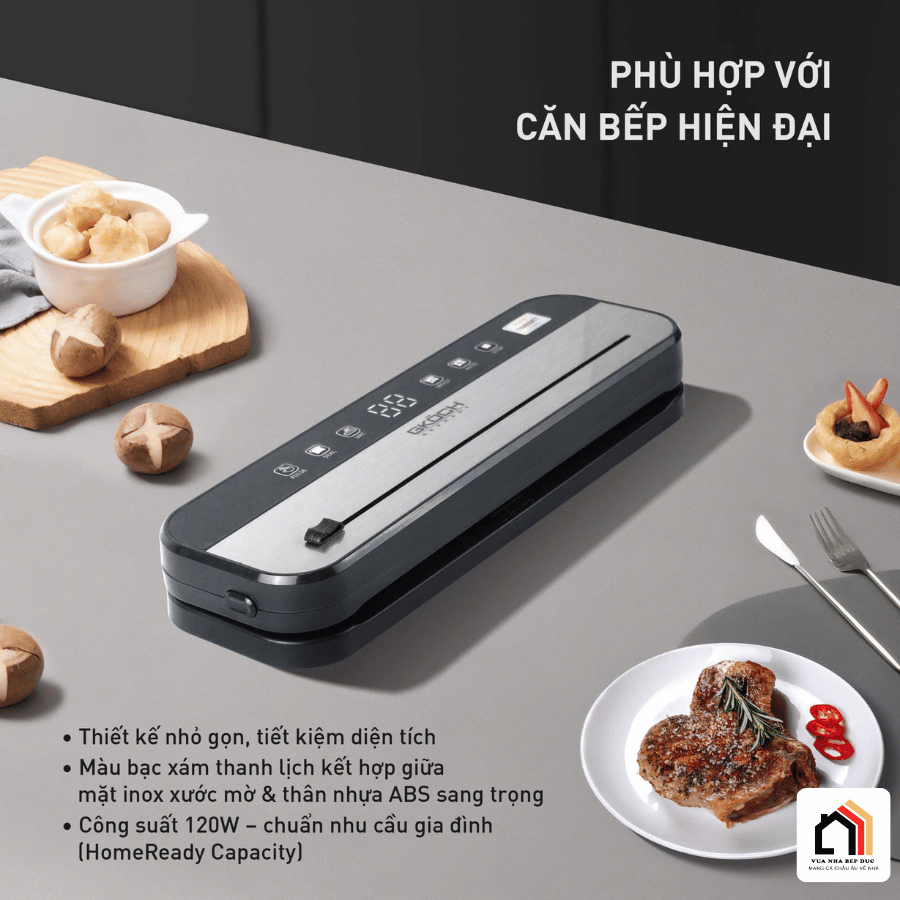 MÁY HÚT CHÂN KHÔNG GKÖCH GERMANY HF-9011 tại Vua Nhà Bếp Đức 02