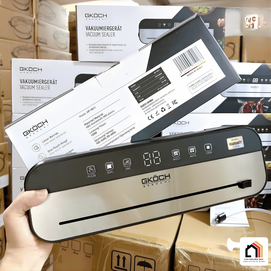 MÁY HÚT CHÂN KHÔNG GKÖCH GERMANY HF-9011 tại Vua Nhà Bếp Đức 08