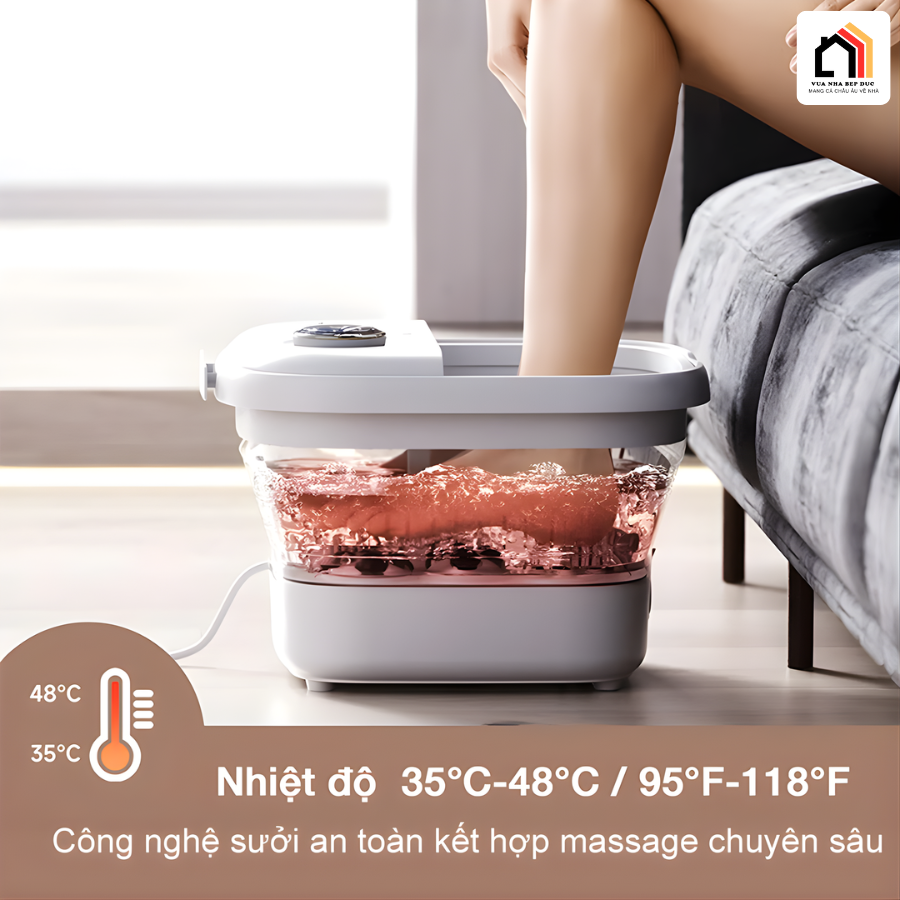 Lumias LMF-01W - Máy massage chân thế hệ mới 2026 tại Vua Nhà Bếp Đức 04