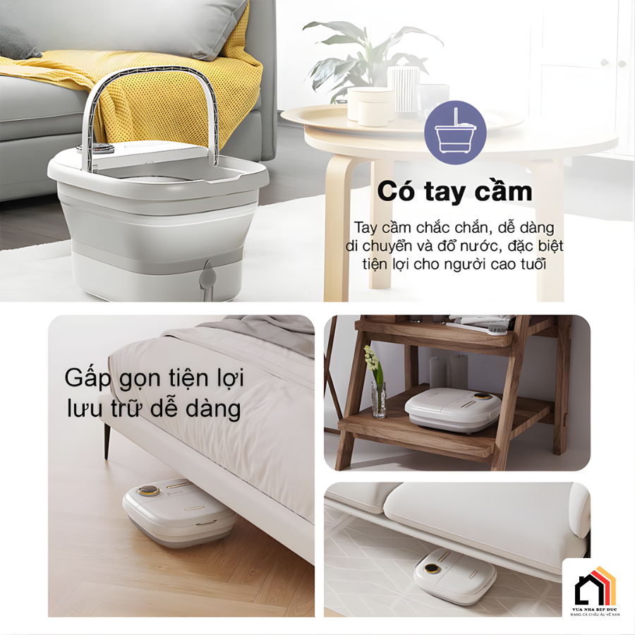 Lumias LMF-01W - Máy massage chân thế hệ mới 2026 tại Vua Nhà Bếp Đức 06