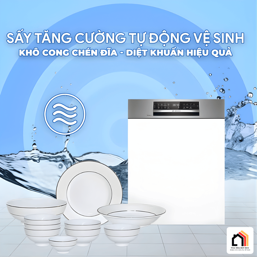 Bosch SMI6ZCS16E - Máy Rửa Bát Bán Âm 2026 tại Vua Nhà Bếp Đức 11