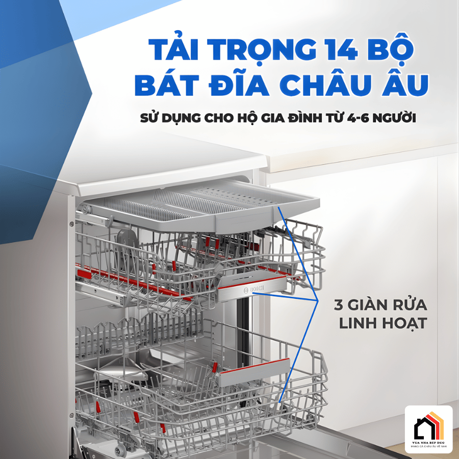 Bosch SMS6ZCI85M - Máy Rửa Bát Bosch Thế Hệ Mới 2026 tại Vua Nhà Bếp Đức 05