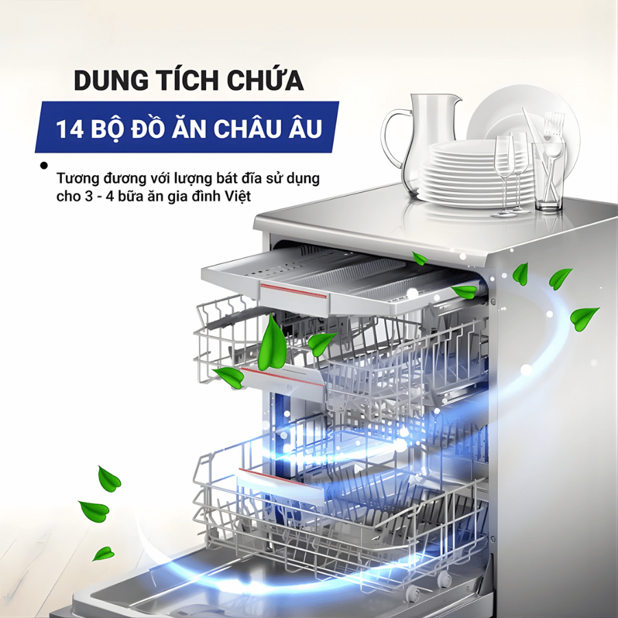 Bosch SMS6ZCI02P - Máy Rửa Bát Độc Lập 2026 tại Vua Nhà Bếp Đức 03