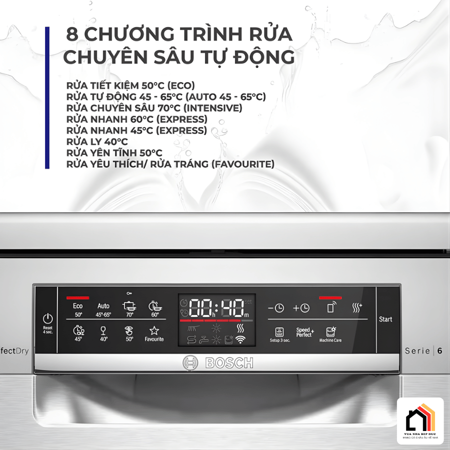 Bosch SMS6ZCI49E - Máy Rửa Chén Bát Độc Lập Bosch 2026 tại Vua Nhà Bếp Đức 011