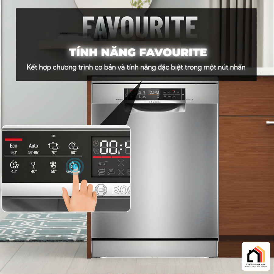 Bosch SMS6ZCI49E - Máy Rửa Chén Bát Độc Lập Bosch 2026 tại Vua Nhà Bếp Đức 018