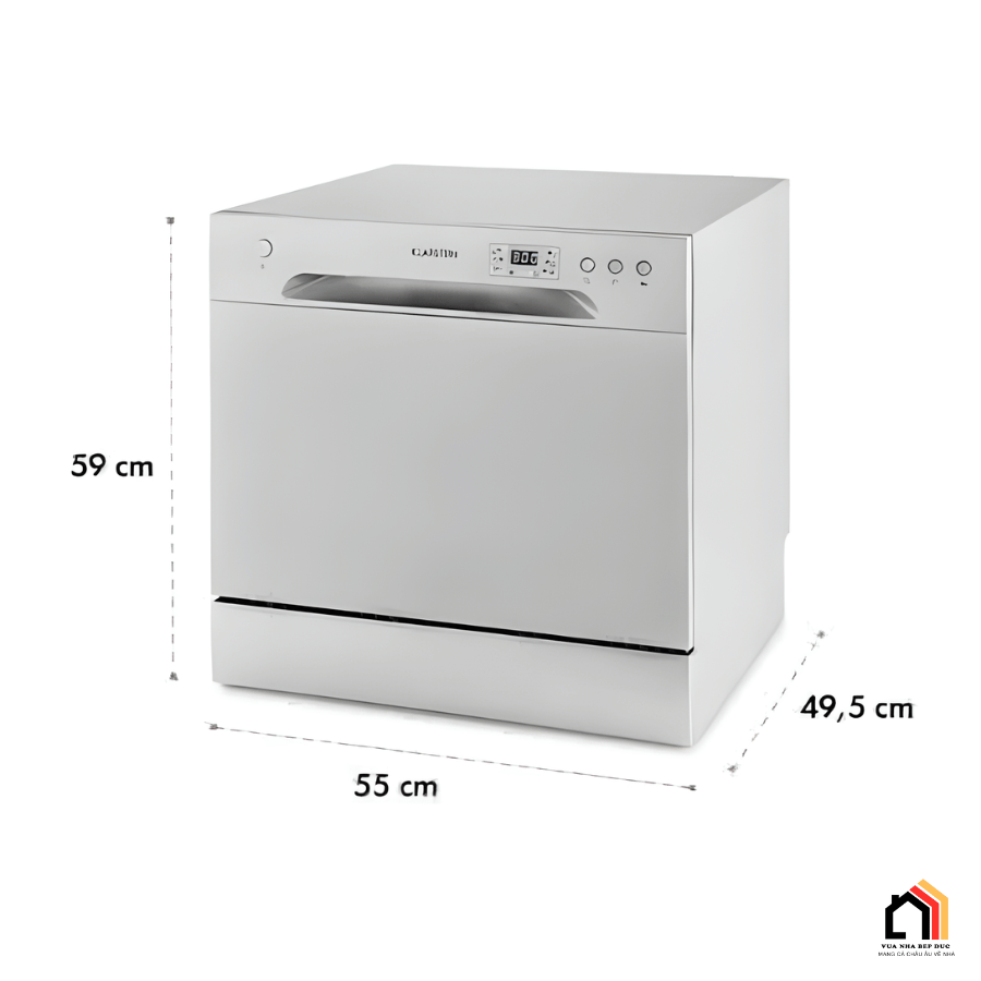 Klarstein Amazonia - Máy Rửa Chén Bát 8 Bộ Độc Lập tại Vua Nhà Bếp Đức 11