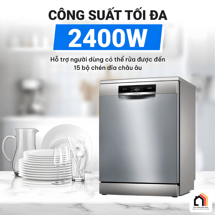 Bosch SMS8YCI01E - Máy Rửa Chén Bát Độc Lập 2026 tại Vua Nhà Bếp Đức 04