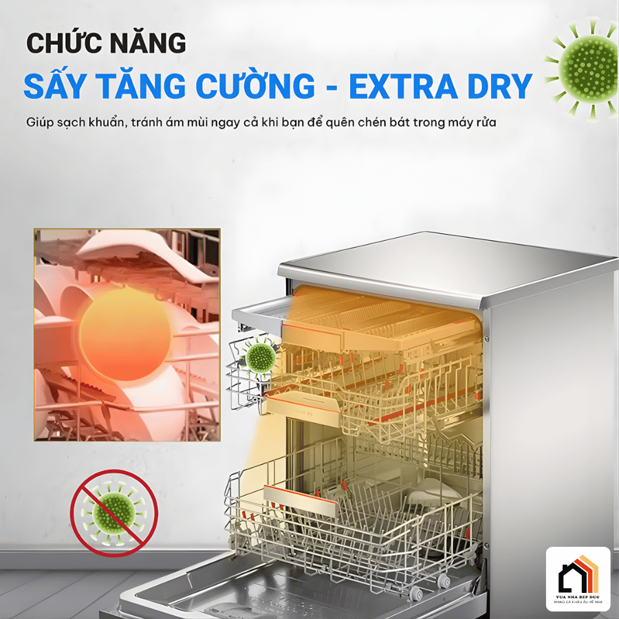 Bosch SMS8YCI01E - Máy Rửa Chén Bát Độc Lập 2026 tại Vua Nhà Bếp Đức 08