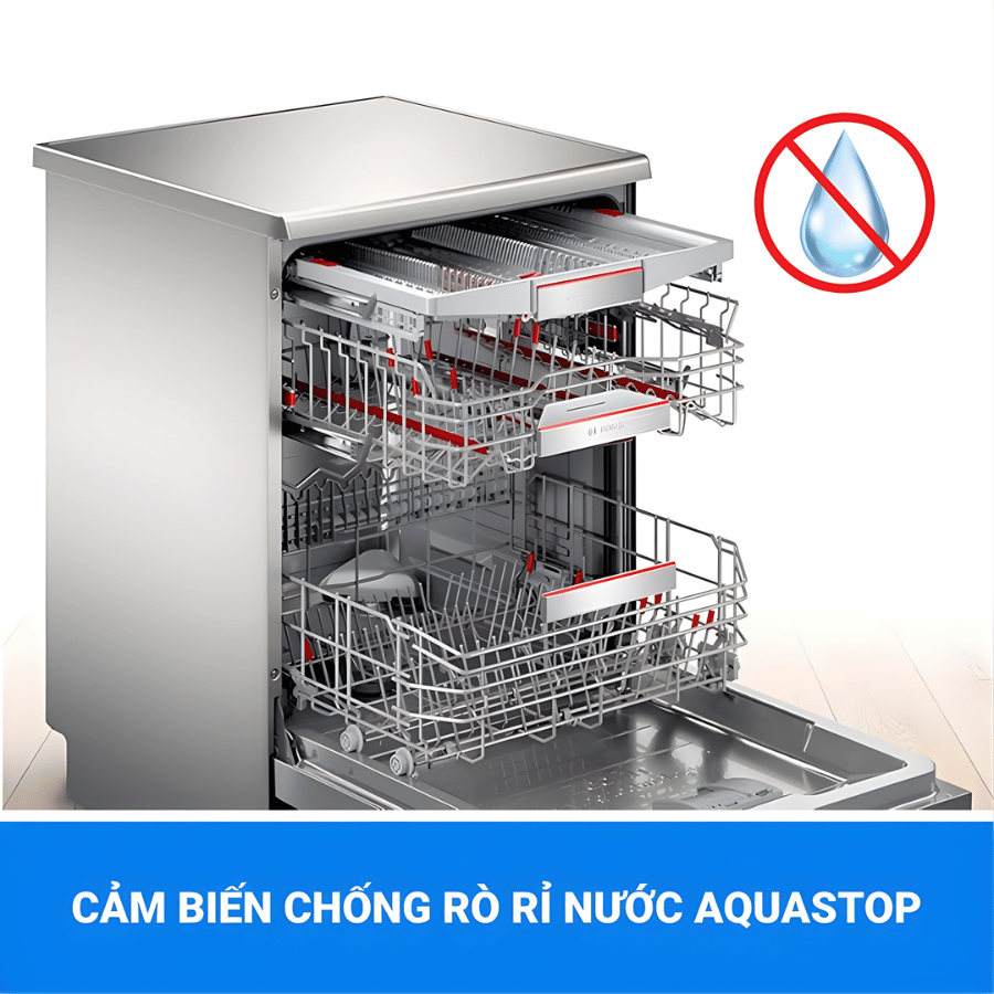 Bosch SMS8YCI01E - Máy Rửa Chén Bát Độc Lập 2026 tại Vua Nhà Bếp Đức 11