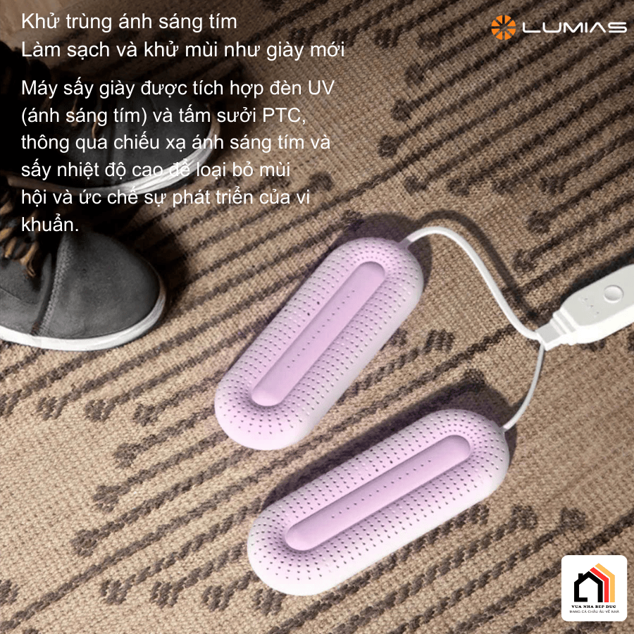 Máy sấy giày Lumias SD1 tại Vua Nhà Bếp Đức 06