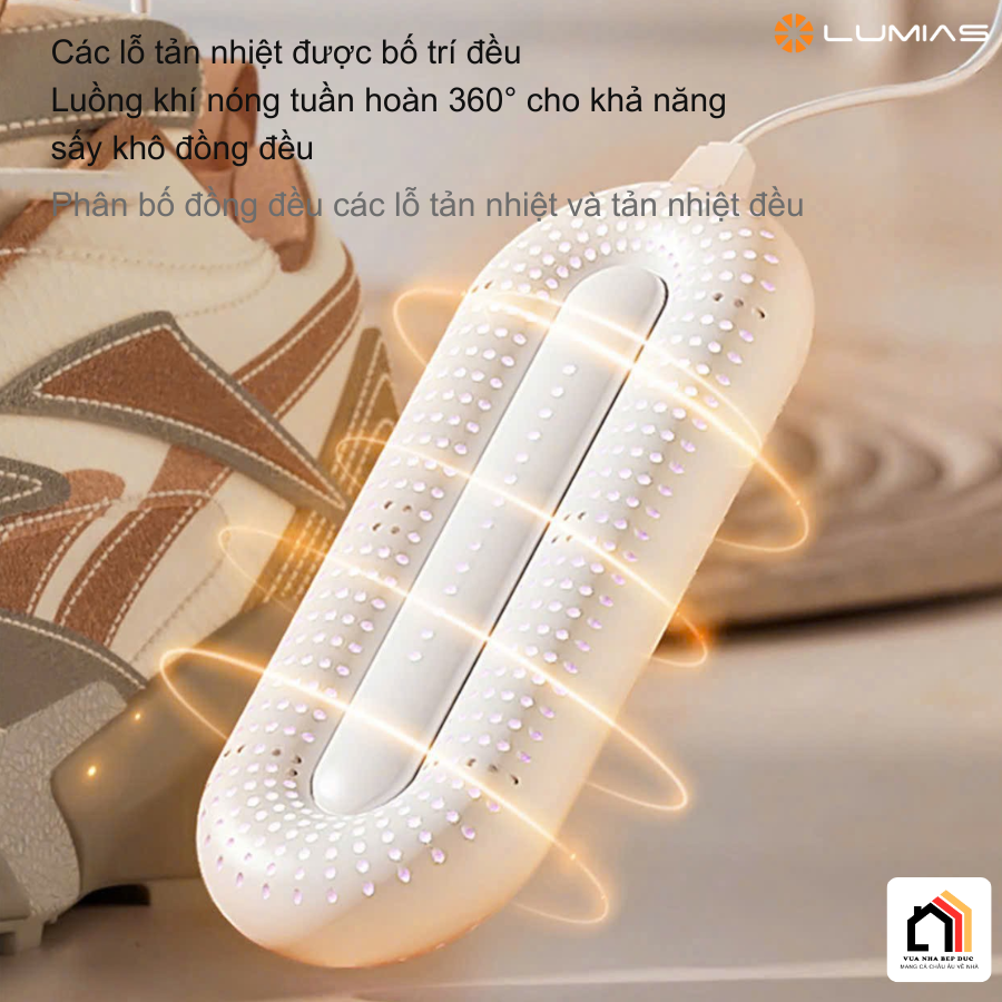 Máy sấy giày Lumias SD1 tại Vua Nhà Bếp Đức 07