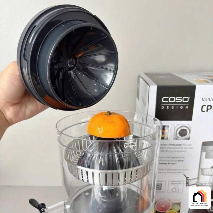 MÁY VẮT CAM CASO CP 400 LIFT TẠI VUA NHÀ BẾP ĐỨC 03