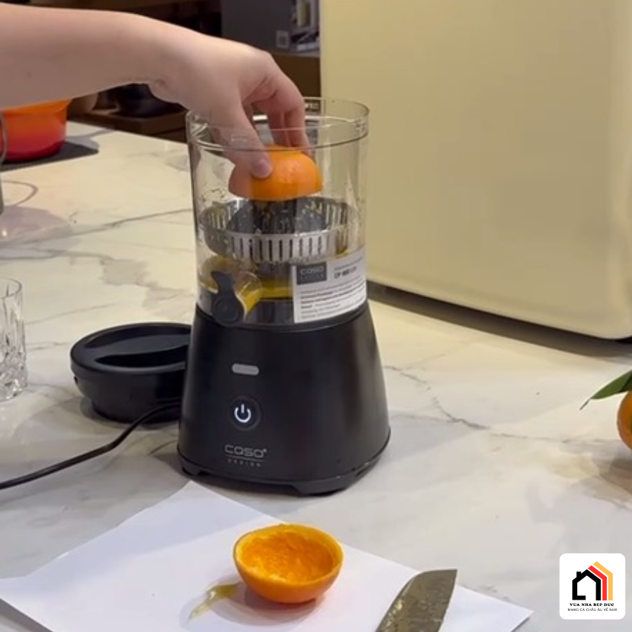 MÁY VẮT CAM CASO CP 400 LIFT TẠI VUA NHÀ BẾP ĐỨC 04