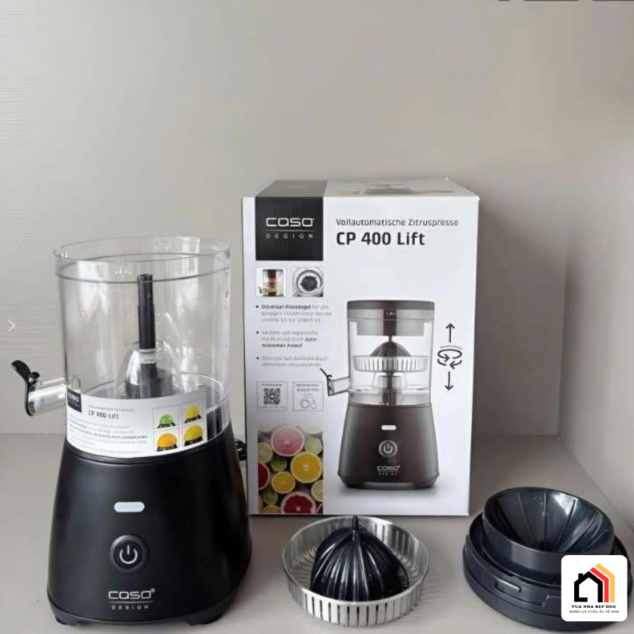 MÁY VẮT CAM CASO CP 400 LIFT TẠI VUA NHÀ BẾP ĐỨC 07