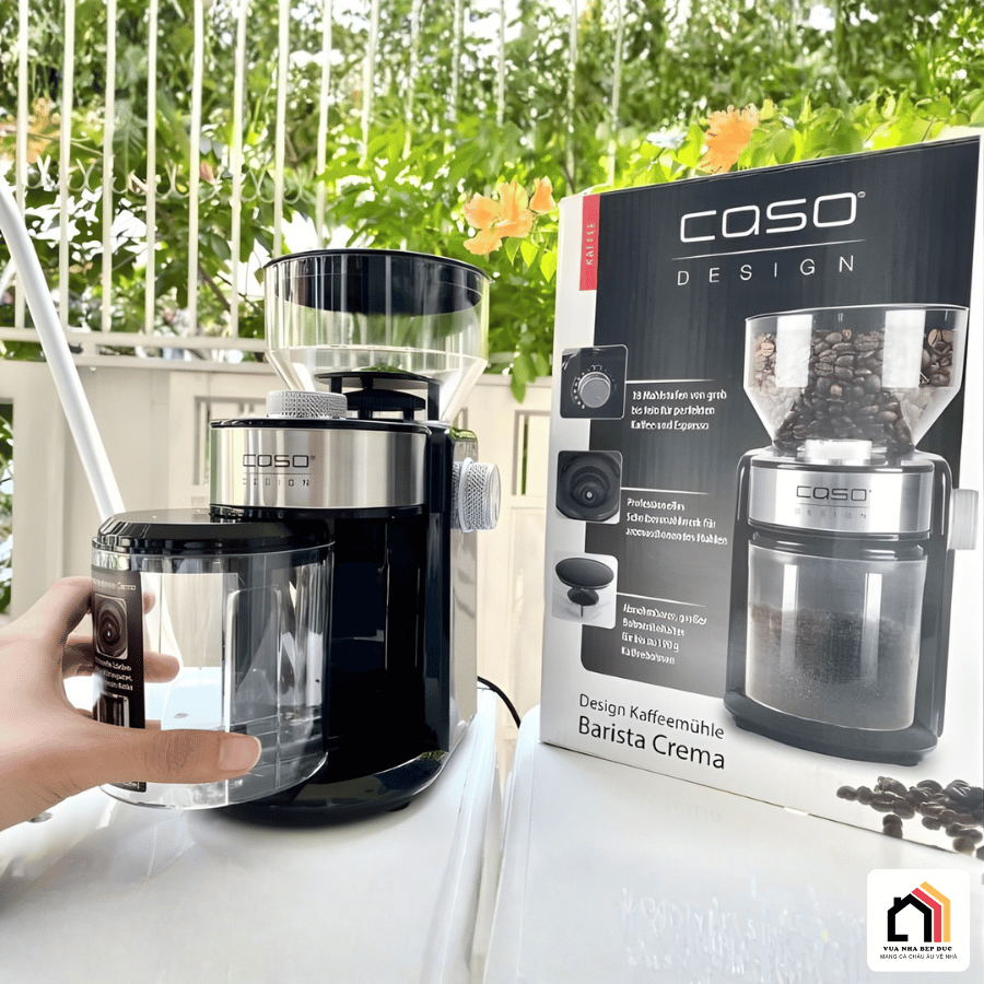 Caso Barista Crema 1833 - Máy Xay Cà Phê Caso 2026 tại Vua Nhà Bếp Đức 09
