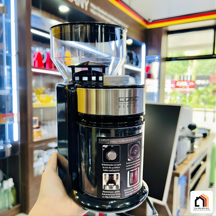 Caso Barista Crema 1833 - Máy Xay Cà Phê Caso 2026 tại Vua Nhà Bếp Đức 12