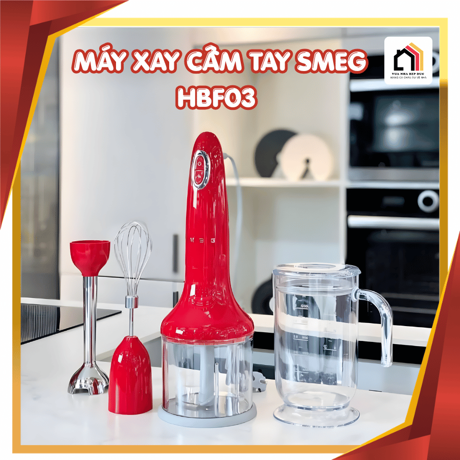 MÁY XAY CẦM TAY SMEG HBF03 (màu đỏ)