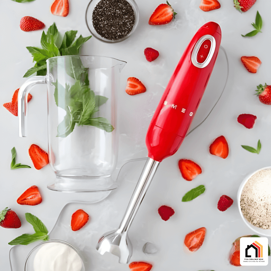 MÁY XAY CẦM TAY SMEG HBF03 (màu đỏ) tại Vua Nhà Bếp Đức 03