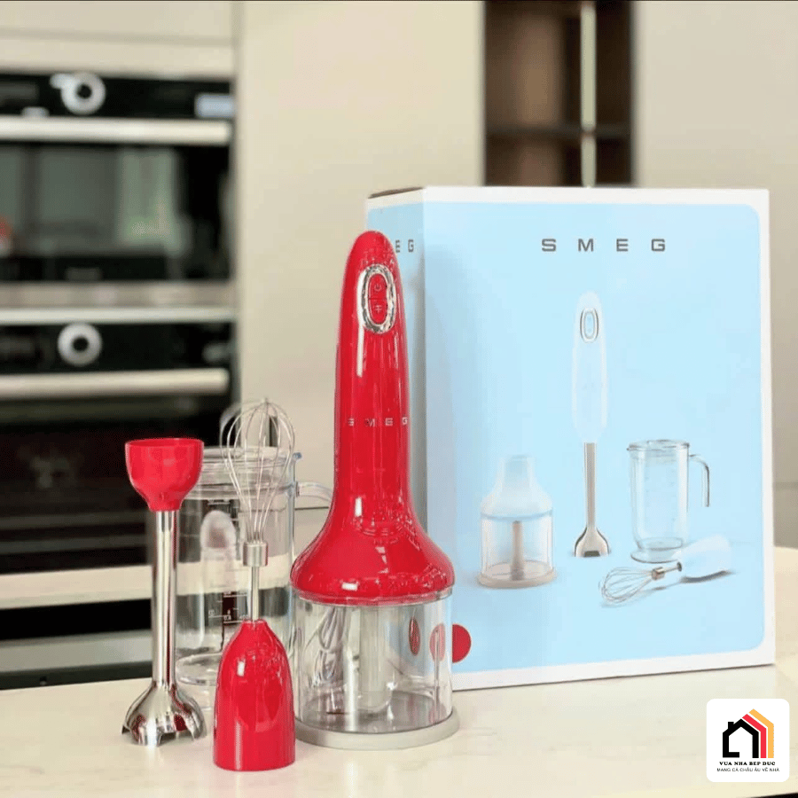 MÁY XAY CẦM TAY SMEG HBF03 (màu đỏ) tại Vua Nhà Bếp Đức 05