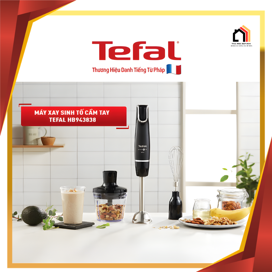 Máy xay cầm tay TEFAL HB943838 1000W màu đen