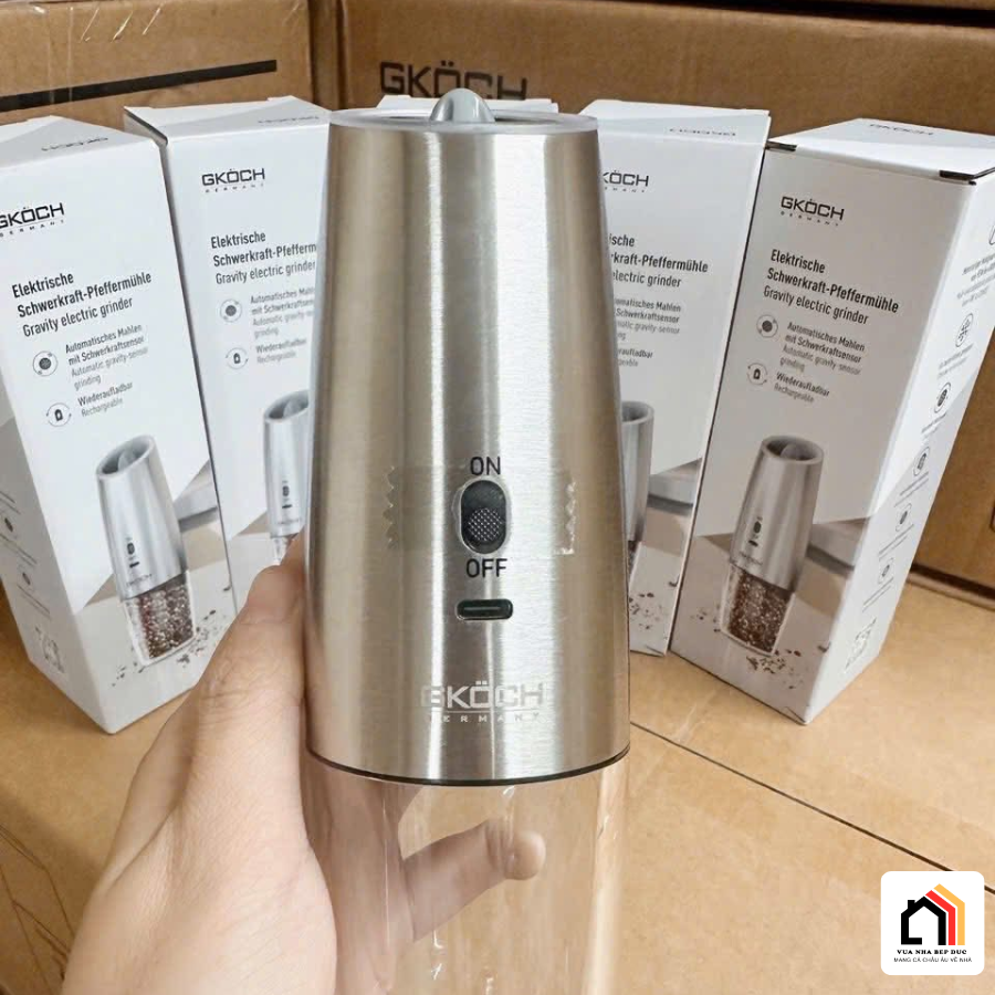 MÁY XAY TIÊU CẢM BIẾN GKÖCH – BÍ QUYẾT MÓN NGON CHUẨN VỊ tại Vua Nhà Bếp Đức 07