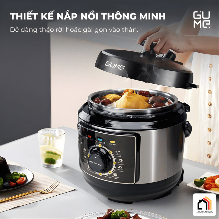 Nồi Áp Suất Điện Gume GM-PC2838 - Siêu Sale 2026 tại Vua Nhà Bếp Đức 05