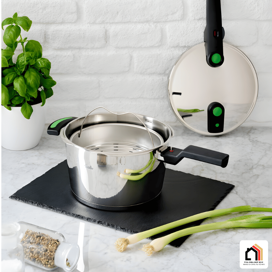 Nồi áp suất Fissler 4,5L Vitaquick Green - Siêu Sale 2026 tại Vua Nhà Bếp Đức 05
