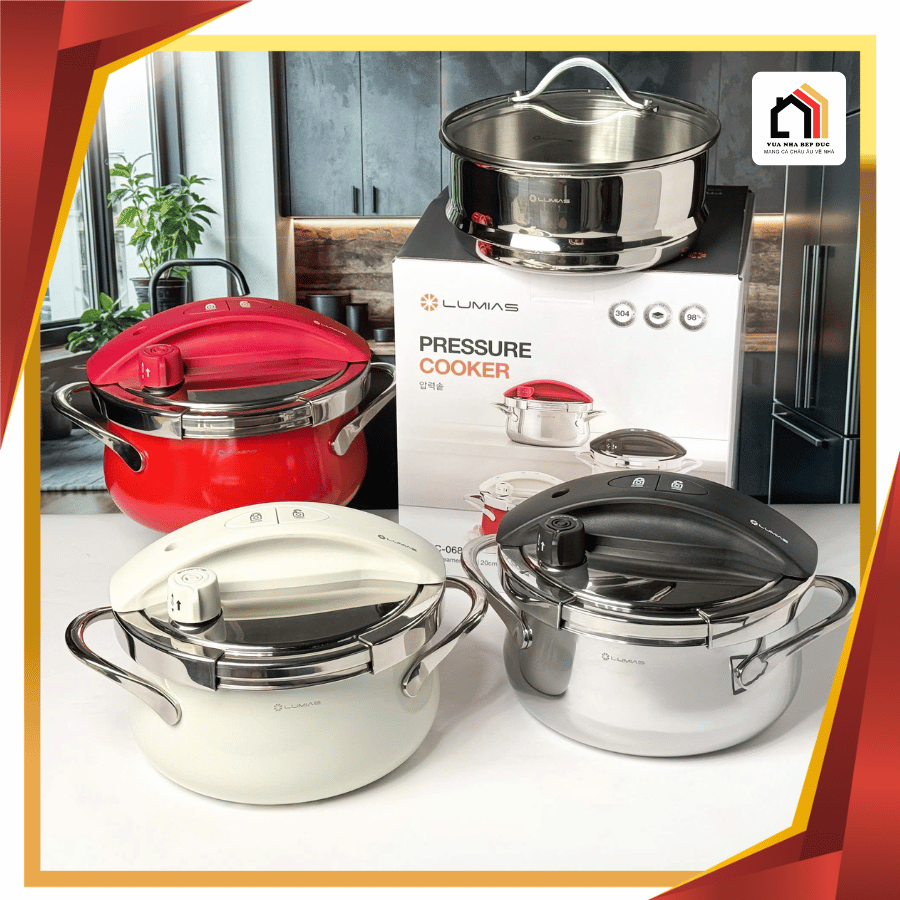 Nồi Áp Suất Lumias LPC-068 - Siêu Sale 2026 tại Vua Nhà Bếp Đức 01