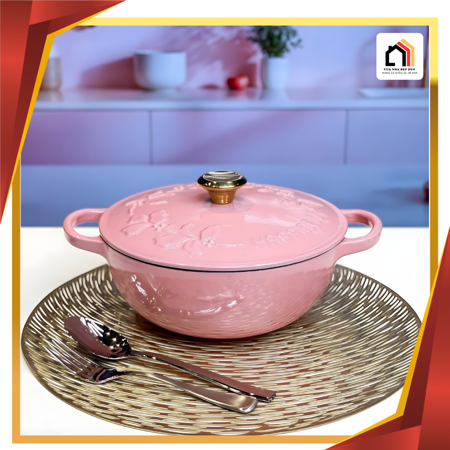 Nồi Gang Happiness Dây Hoa Bản Limited 2026