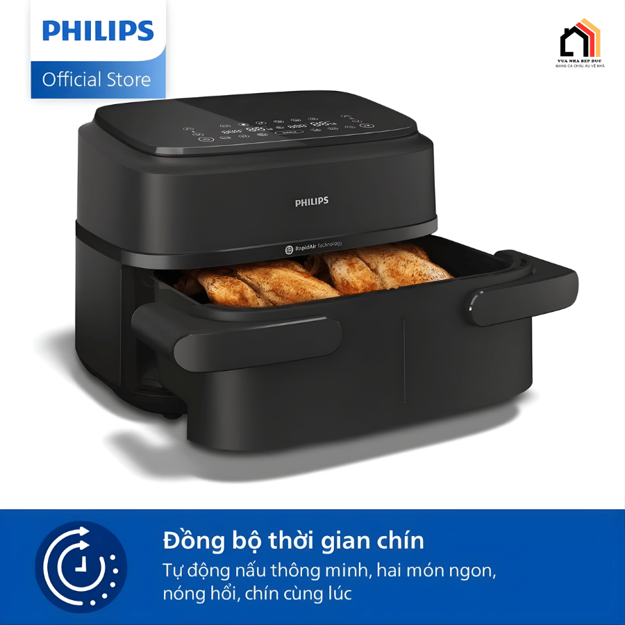 Philips NA150/00 - Nồi Chiên Không Dầu Hiện Đại 2026 tại Vua Nhà Bếp Đức 04