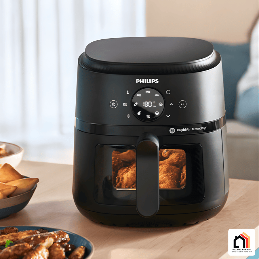 Philips NA220/00 - Nồi Chiên Không Dầu Hiện Đại 2026 tại Vua Nhà Bếp Đức 11
