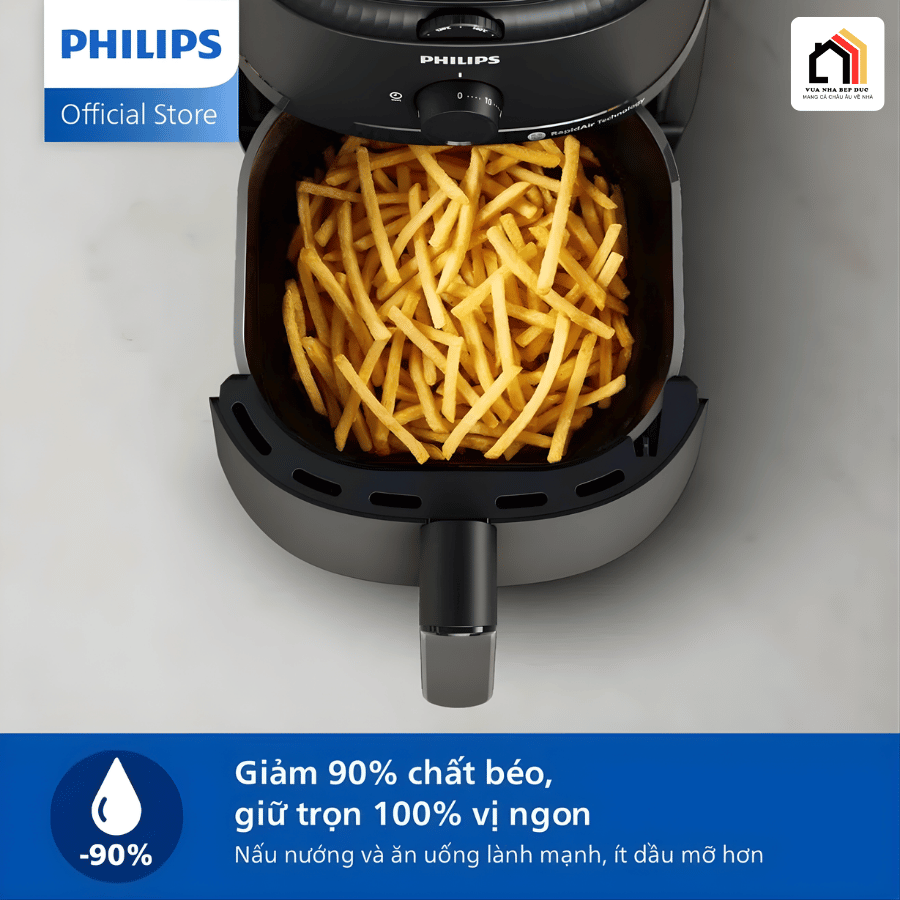 Philips NA120/00 - Nồi Chiên Không Dầu Hiện Đại 2026 tại Vua Nhà Bếp Đức 03