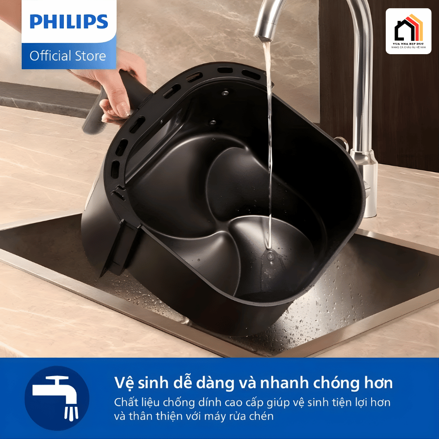 Philips NA120/00 - Nồi Chiên Không Dầu Hiện Đại 2026 tại Vua Nhà Bếp Đức 06