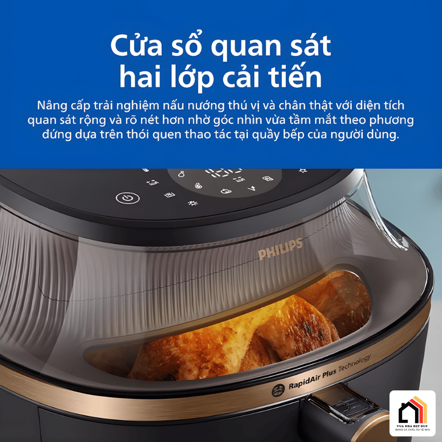 Philips NA342/00 - Nồi Chiên Không Dầu Hiện Đại 2026 tại Vua Nhà Bếp Đức 03