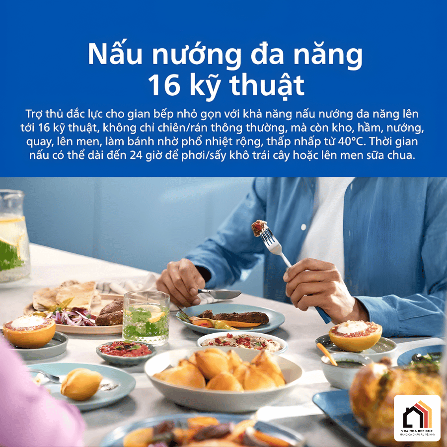 Philips NA342/00 - Nồi Chiên Không Dầu Hiện Đại 2026 tại Vua Nhà Bếp Đức 05