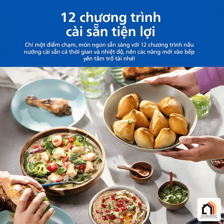 Philips NA342/00 - Nồi Chiên Không Dầu Hiện Đại 2026 tại Vua Nhà Bếp Đức 07