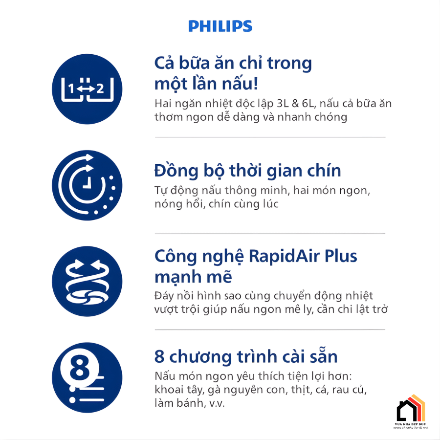 Philips NA352/00  - Nồi Chiên Không Dầu Philips 2026 tại Vua Nhà Bếp Đức 03