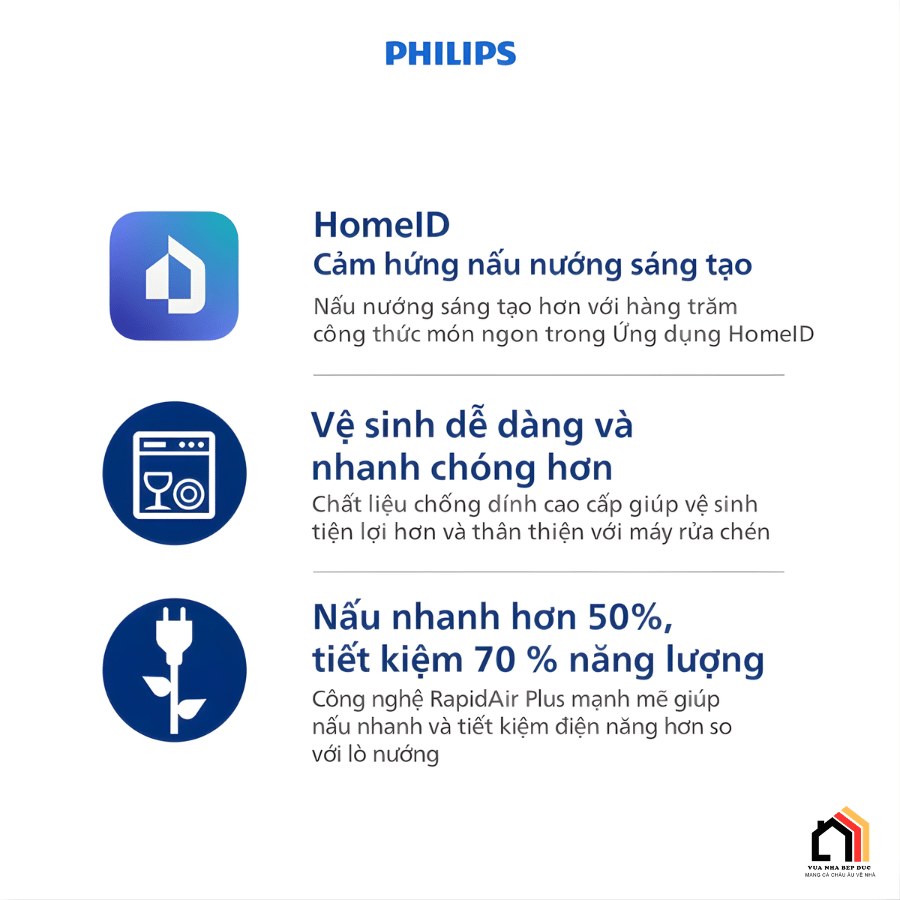 Philips NA352/00  - Nồi Chiên Không Dầu Philips 2026 tại Vua Nhà Bếp Đức 04