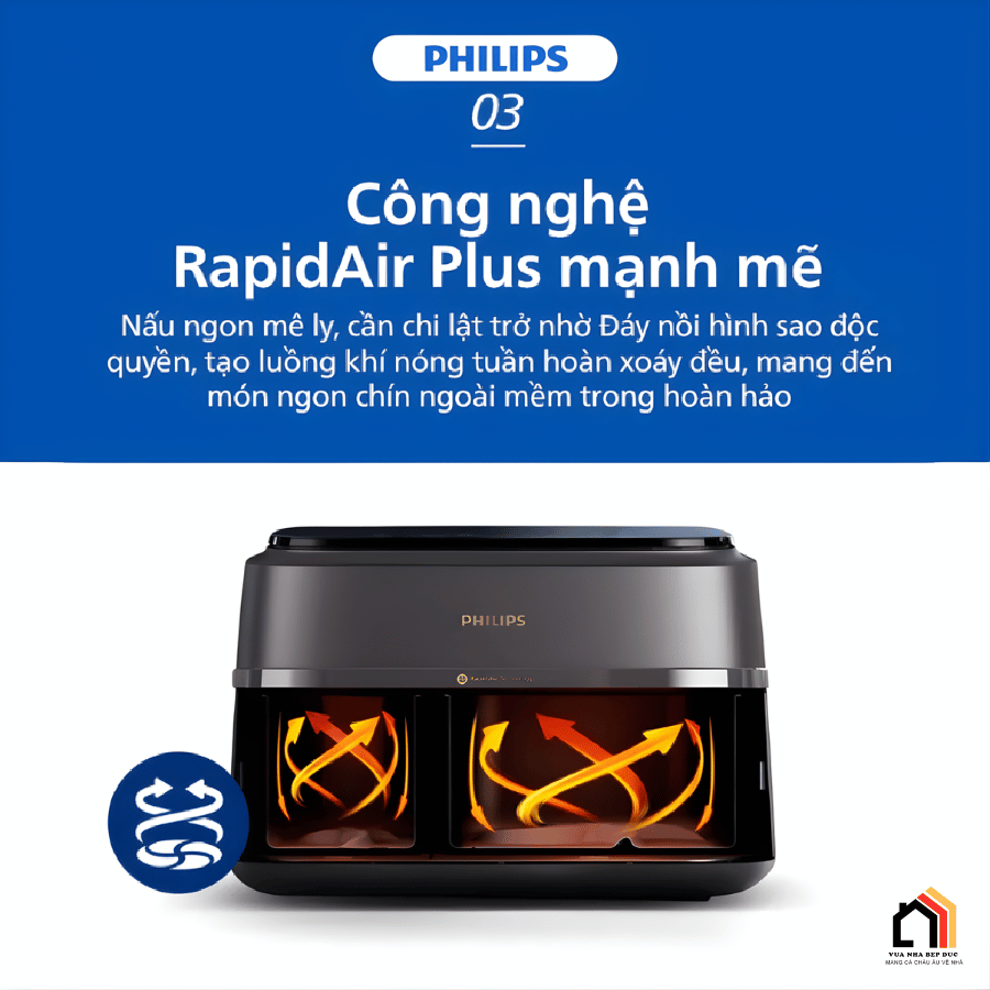Philips NA352/00  - Nồi Chiên Không Dầu Philips 2026 tại Vua Nhà Bếp Đức 07