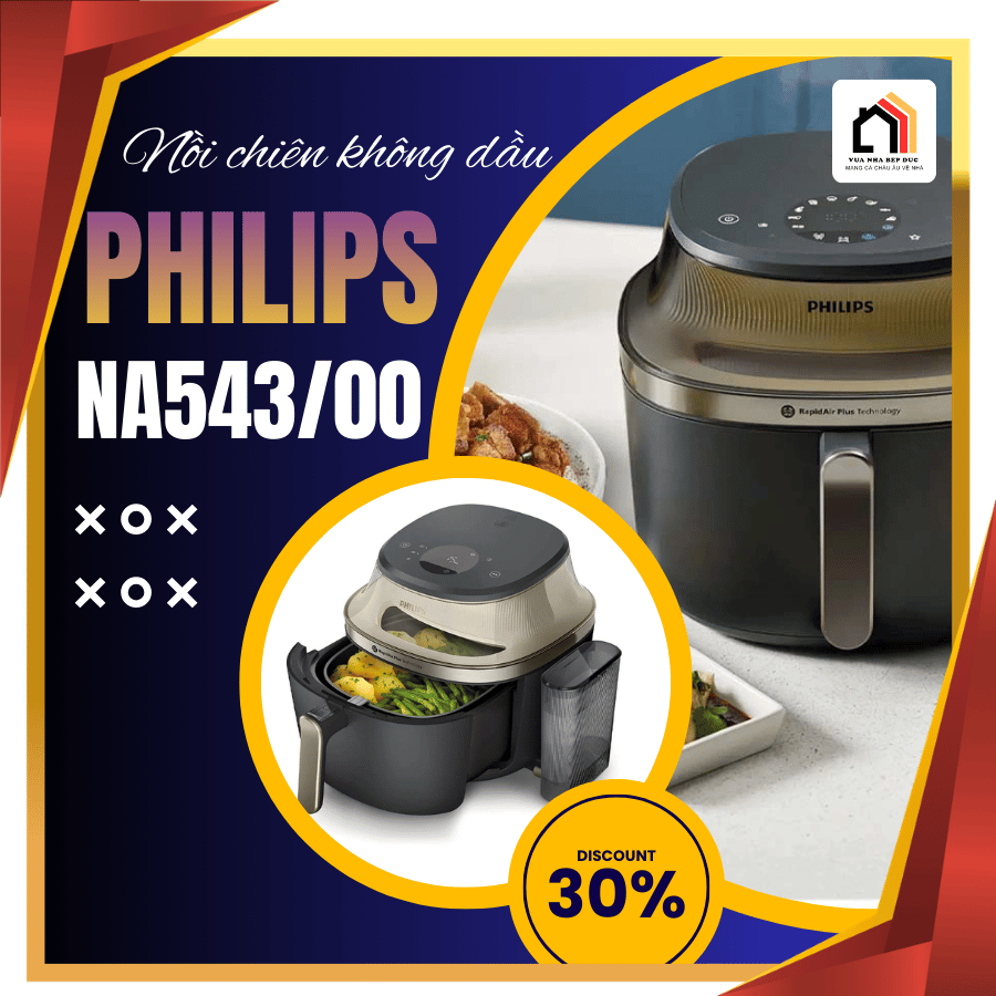 Philips NA543/00 - Nồi Chiên Không Dầu Philips 2026
