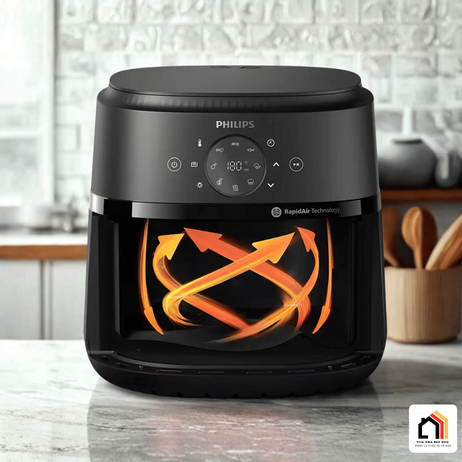 NỒI CHIÊN KHÔNG DẦU PHILIPS NA230/00 tại Vua Nhà Bếp Đức 02