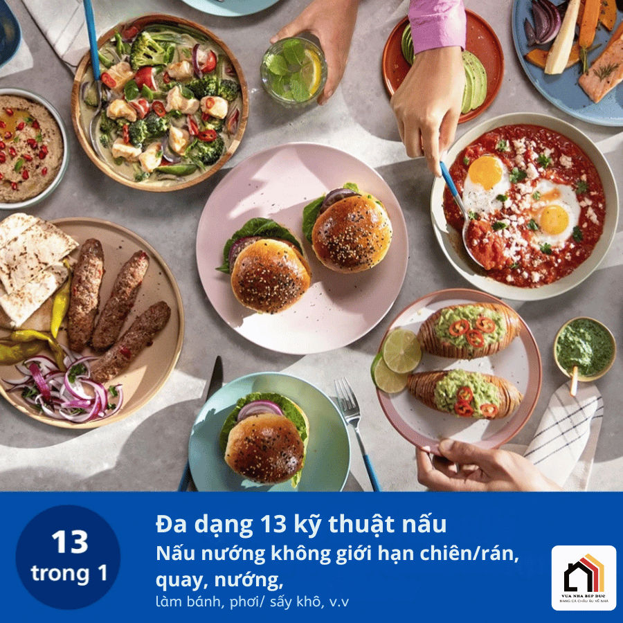 NỒI CHIÊN KHÔNG DẦU PHILIPS NA230/00 tại Vua Nhà Bếp Đức 07