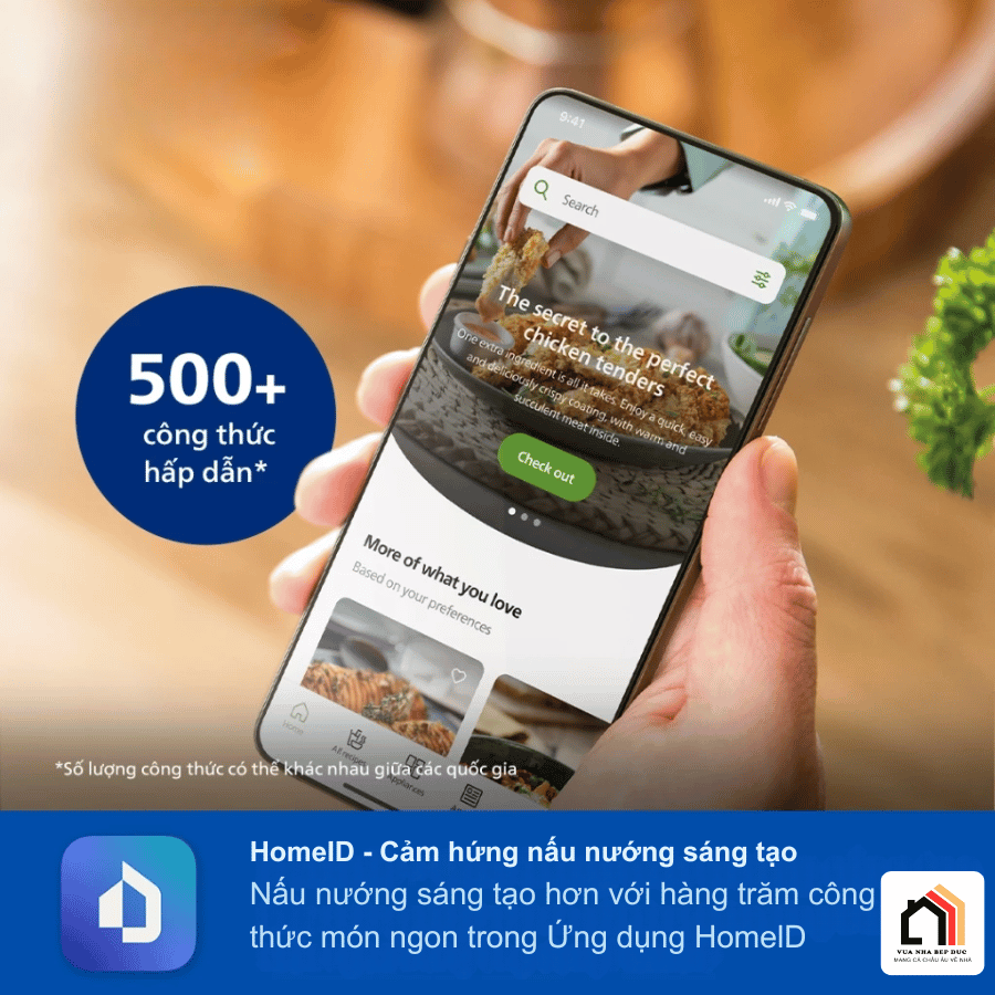 NỒI CHIÊN KHÔNG DẦU PHILIPS NA230/00 tại Vua Nhà Bếp Đức 08