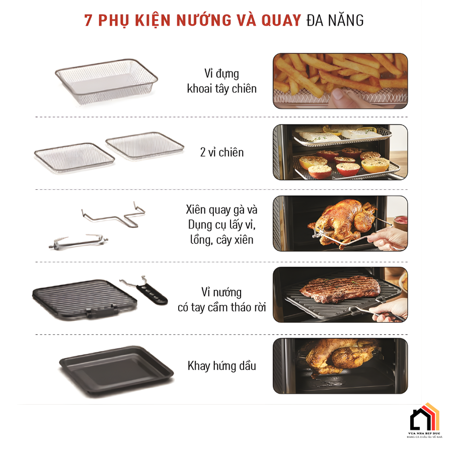 NỒI CHIÊN KHÔNG DẦU TEFAL FW5018 tại Vua Nhà Bếp Đức 06
