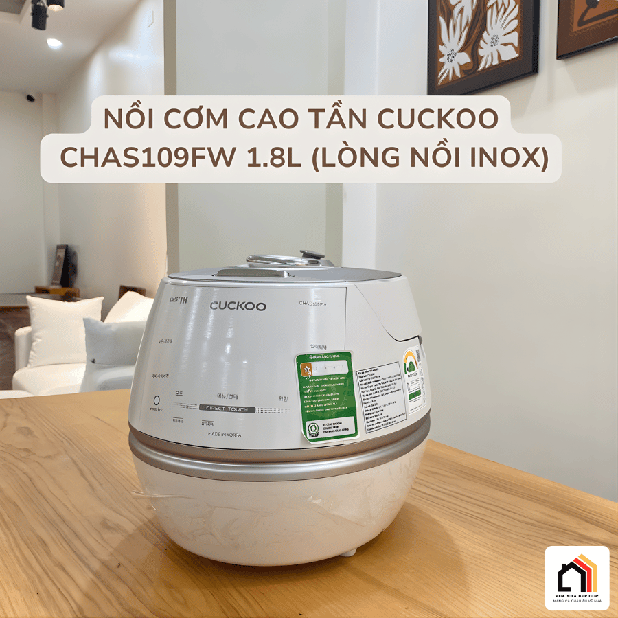 Cuckoo 1.8L CRP-CHAS109FW - Nồi Cơm Điện Cao Tần Cuckoo tại Vua Nhà Bếp Đức 02