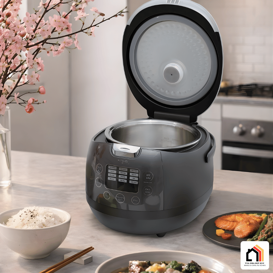 Kaiyo 1,5L KRC-063 - Nồi Cơm Cao Tần Lõi Inox Tách Đường 2026 tại Vua Nhà Bếp Đức 05