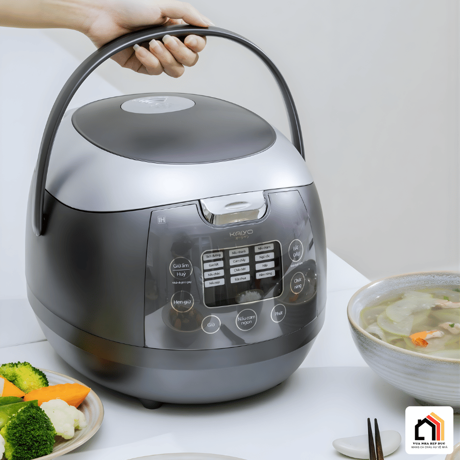 Kaiyo 1,5L KRC-063 - Nồi Cơm Cao Tần Lõi Inox Tách Đường 2026 tại Vua Nhà Bếp Đức 09