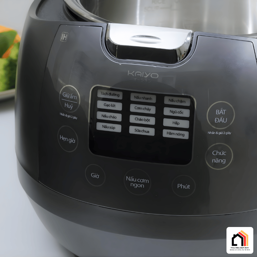 Kaiyo 1,5L KRC-063 - Nồi Cơm Cao Tần Lõi Inox Tách Đường 2026 tại Vua Nhà Bếp Đức 11