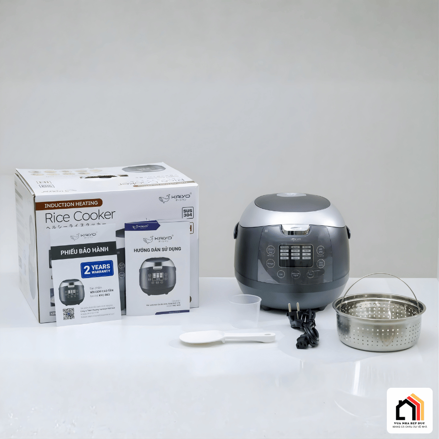 Kaiyo 1,5L KRC-063 - Nồi Cơm Cao Tần Lõi Inox Tách Đường 2026 tại Vua Nhà Bếp Đức 15